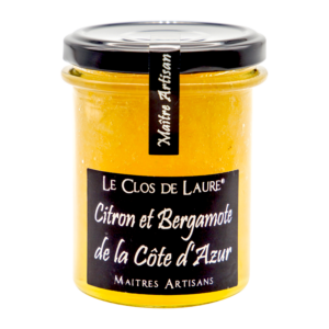 Confiture de Citron et Bergamote de la Côte d'Azur - 220 grs