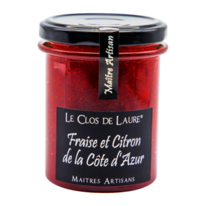 Confiture de Fraise et Citron de la Côte d'Azur - 220 grs