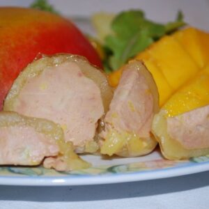 1 Foie gras à la mangue