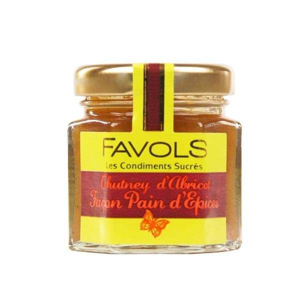 Chutney d'abricot façon pain d'épices - 50grs