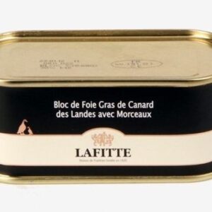 Bloc foie gras de canard avec morceaux - 200 grs