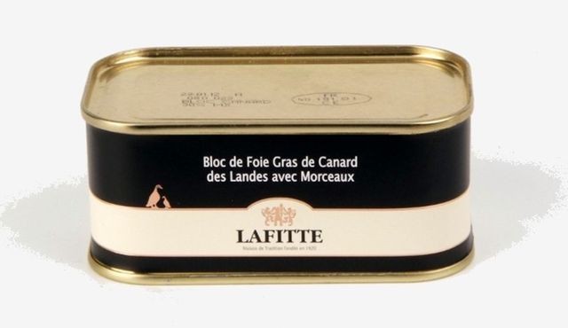 Bloc foie gras de canard avec morceaux - 200 grs