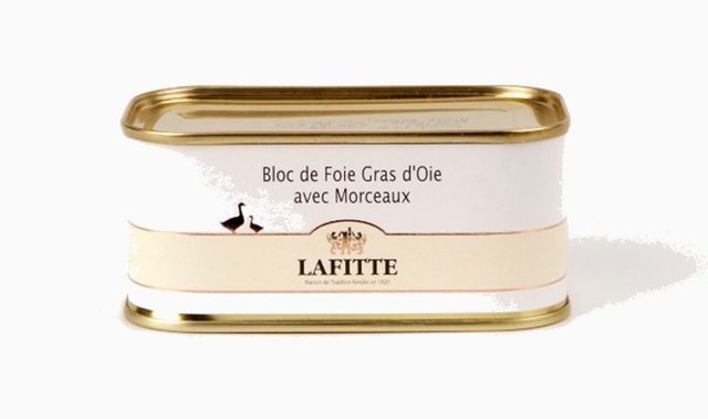 Bloc foie gras d'oie avec morceaux - 200 grs