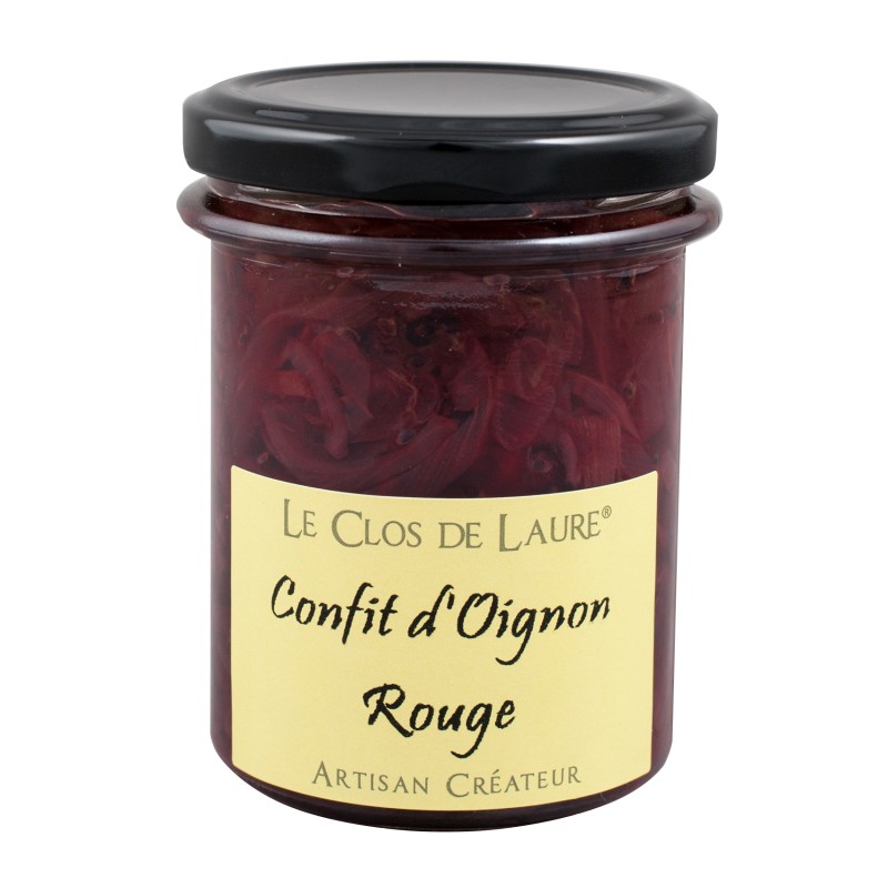 Confit d'oignons rouges - 190 grs