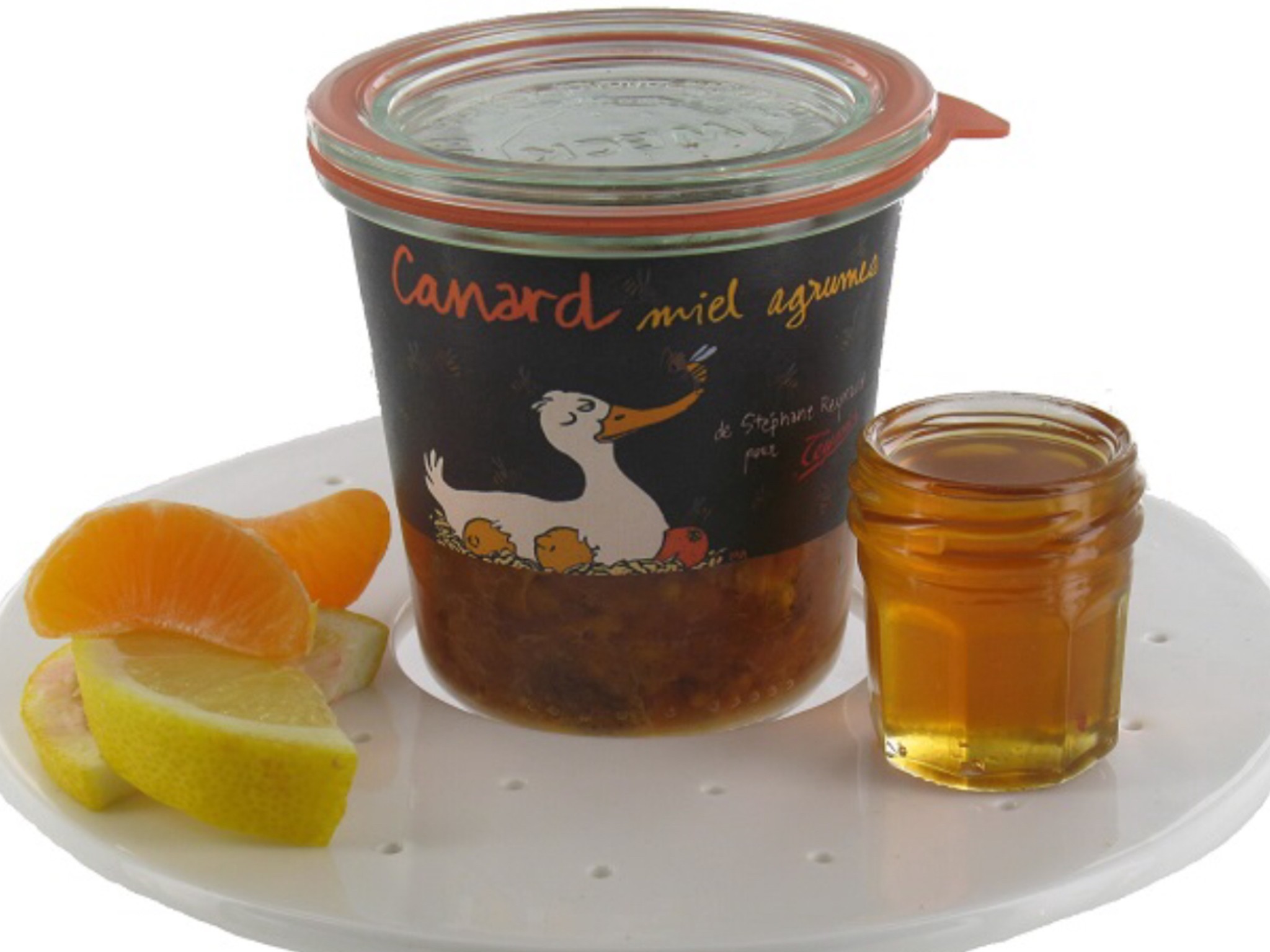 Pâté de canard miel et agrumes